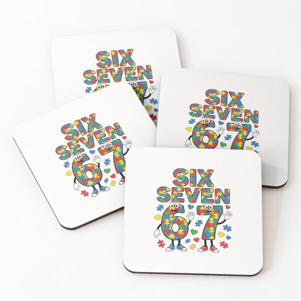 Item preview, Kids Meme 67 Six Seven 6 7 Autism Awareness 2026 Puzzle 6-7 designed and sold by Cokonatss.