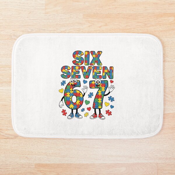 Item preview, Kids Meme 67 Six Seven 6 7 Autism Awareness 2026 Puzzle 6-7 designed and sold by Cokonatss.