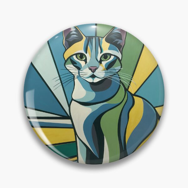 Item preview, Mid Century Modern Cat Art Print – Retro 1950s Atomic Cat Illustration, Minimalist MCM Wall Decor designed and sold by Tamas Das.