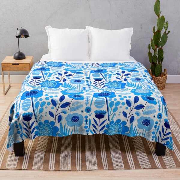 Item preview, Blue Florals 34 designed and sold by Dawne's Designs.
