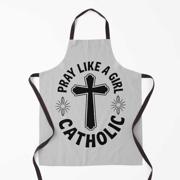 Item preview, Pray Like A Girl Catholic Shirt designed and sold by Millsoft.