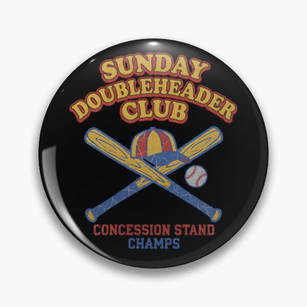 Item preview, Sunday Doubleheader Club Concession Stand Champs - Retro Baseball Gift designed and sold by Luminari Creations.