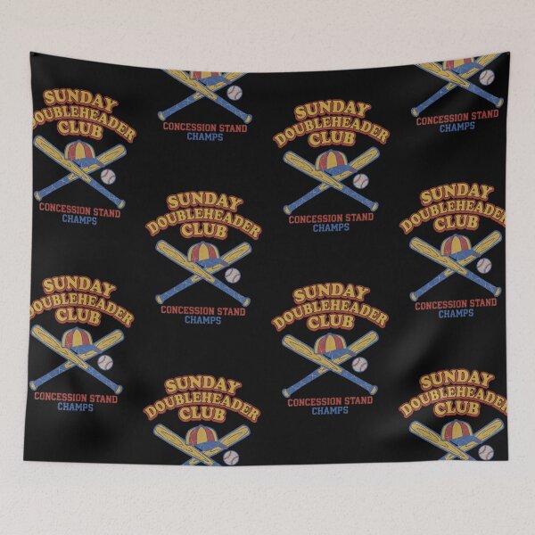 Item preview, Sunday Doubleheader Club Concession Stand Champs - Retro Baseball Gift designed and sold by Luminari Creations.