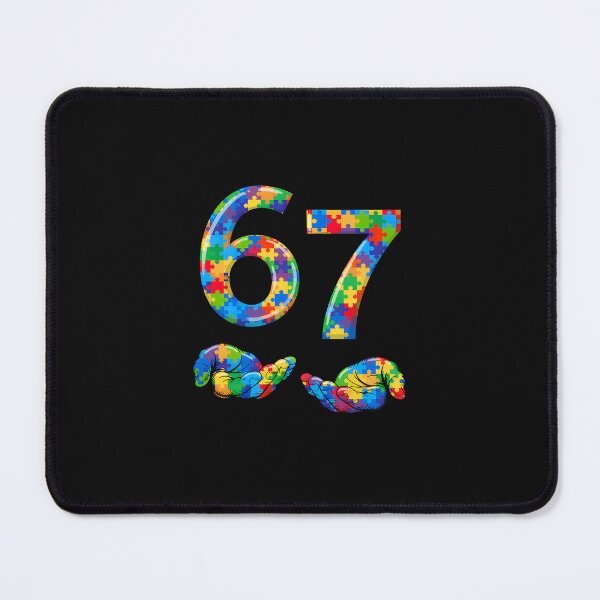 Item preview, 67 Six Seven Puzzle Dabbing Boys Kids 6 7 Autism Awareness designed and sold by Cokonatss.