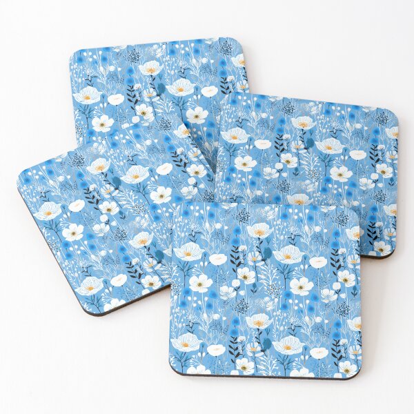 Item preview, Blue Florals 36 designed and sold by Dawne's Designs.