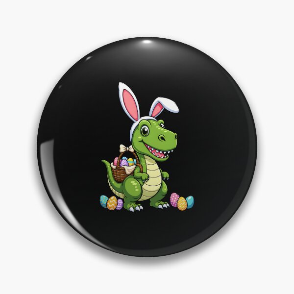 Item preview, Cute Dinosaur With Bunny Easter Egg Hunt Design designed and sold by Cokonatss.