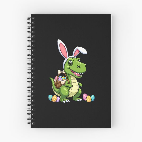 Item preview, Cute Dinosaur With Bunny Easter Egg Hunt Design designed and sold by Cokonatss.