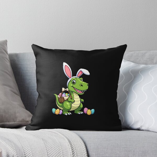 Item preview, Cute Dinosaur With Bunny Easter Egg Hunt Design designed and sold by Cokonatss.