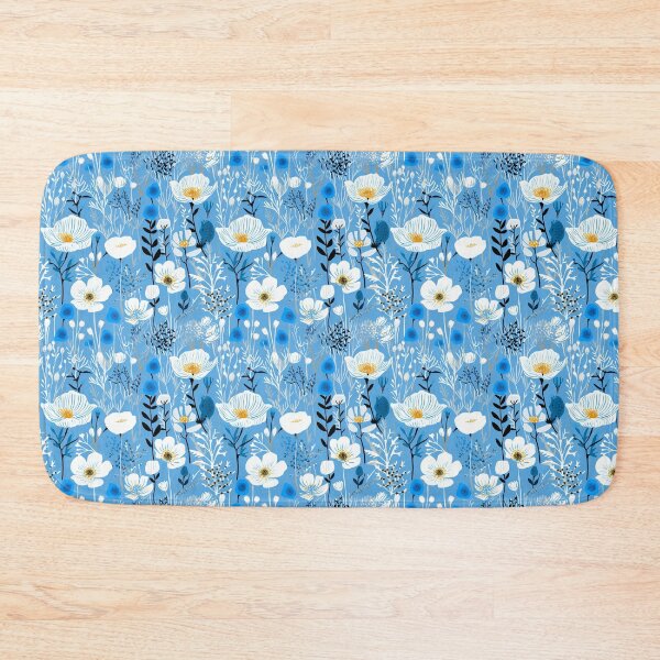 Item preview, Blue Florals 36 designed and sold by Dawne's Designs.