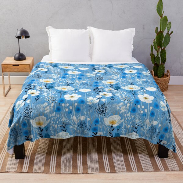 Item preview, Blue Florals 36 designed and sold by Dawne's Designs.