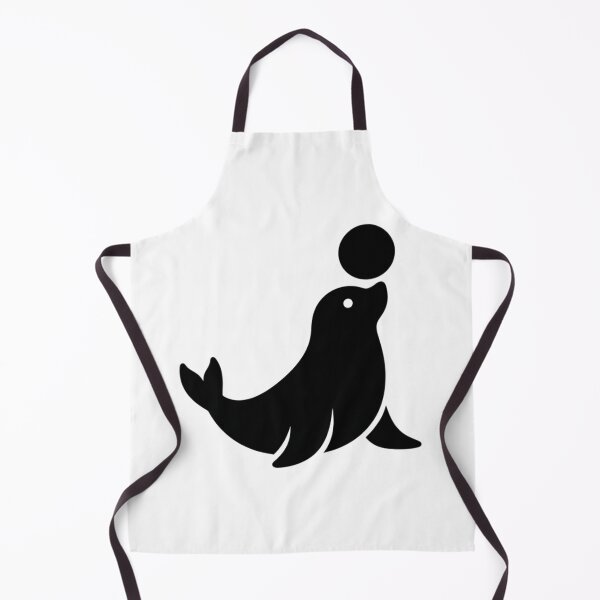 Item preview, Cute Seal Balancing Ball Minimalist Black Silhouette T-Shirt designed and sold by Artskit.