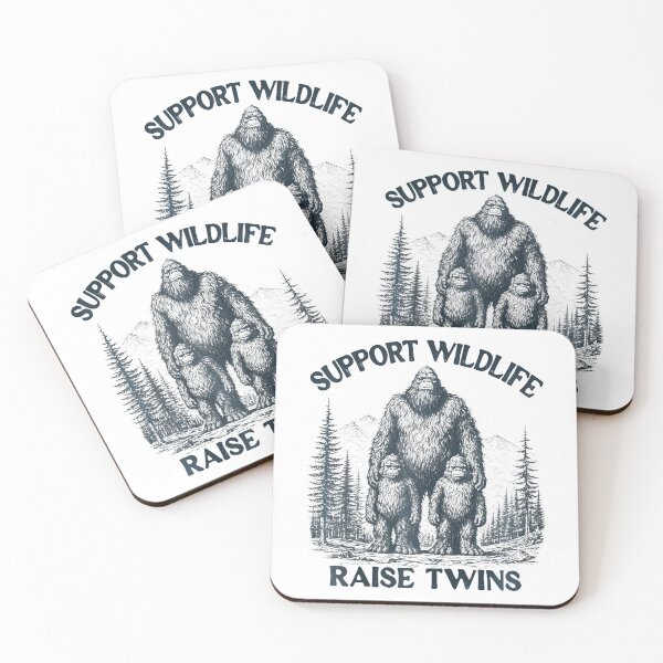 Item preview, Twin Parent Mom Dad Of Twins Support Wildlife Raise Twins T-Shirt designed and sold by VillociShop.