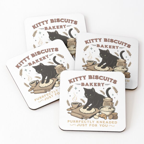 Item preview, Cat Bakery Purrfectly Kneaded Coffee Kitty designed and sold by Blok45.