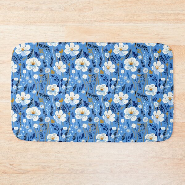 Item preview, Blue Florals 38 designed and sold by Dawne's Designs.