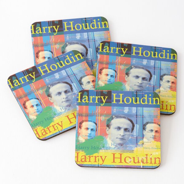 Item preview, Harry Houdini Escape Artist Portrait Collage Pop Art designed and sold by Mauswohn.