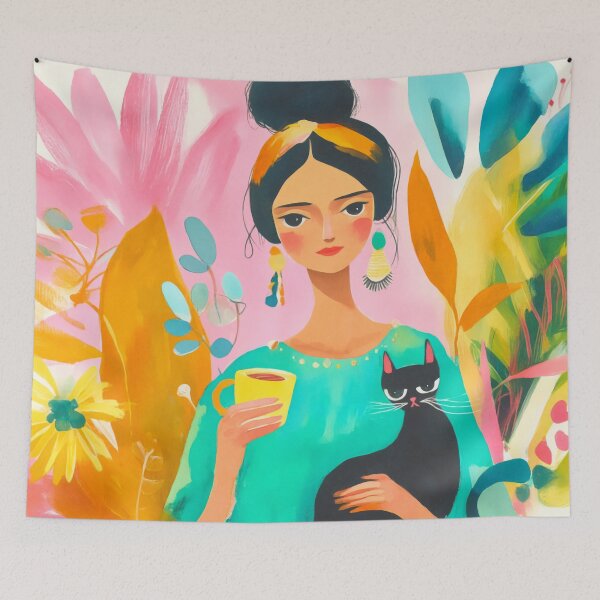 Item preview, Cool Cat Girl designed and sold by artsandsoul.