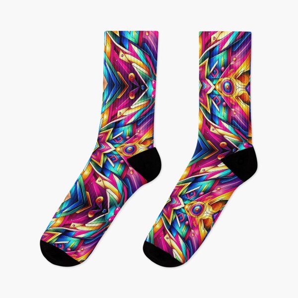Item preview, colorful geometric decorative pattern designed and sold by Dogandesighn.