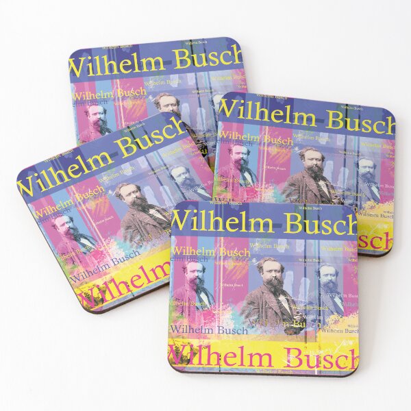 Item preview, Wilhelm Busch Portrait Collage Pop Art Design designed and sold by Mauswohn.