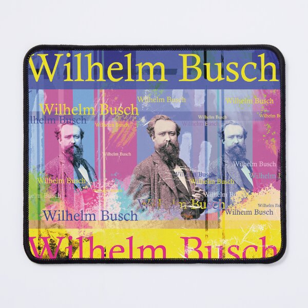 Item preview, Wilhelm Busch Portrait Collage Pop Art Design designed and sold by Mauswohn.