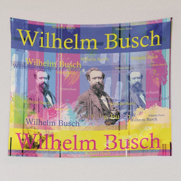 Item preview, Wilhelm Busch Portrait Collage Pop Art Design designed and sold by Mauswohn.
