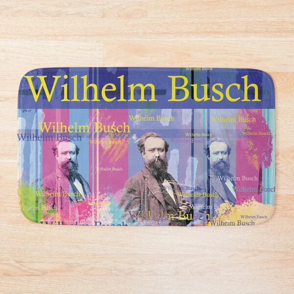 Item preview, Wilhelm Busch Portrait Collage Pop Art Design designed and sold by Mauswohn.