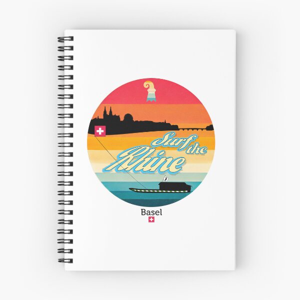 Item preview, Surf The Rhine - Basel designed and sold by With Love From Basel.