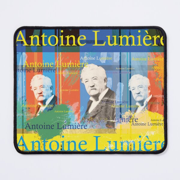 Item preview, Antoine Lumière portrait collage cinema pioneer design designed and sold by Mauswohn.