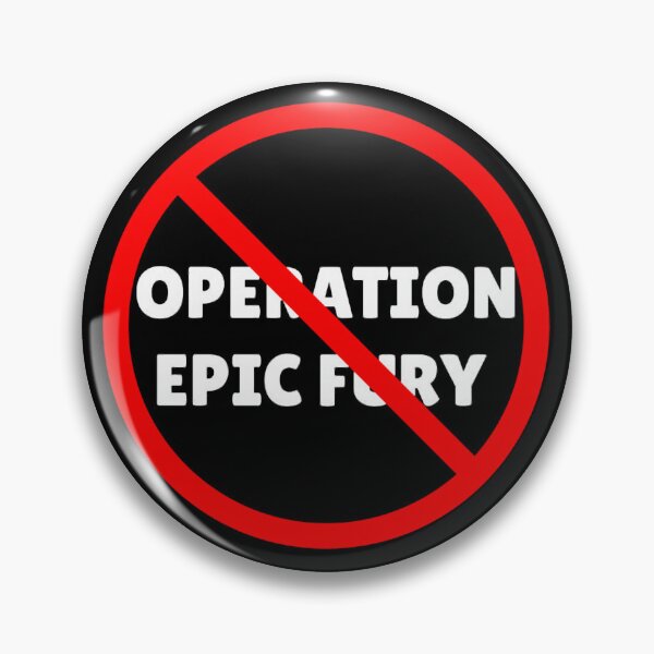 Item preview, Against Operation Epic Fury designed and sold by herbwaters.