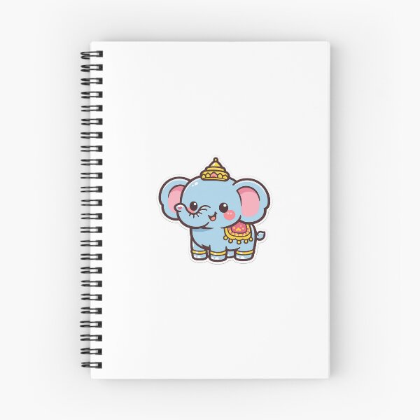 Item preview, Pegatina y camiseta de elefante pastel designed and sold by craftedd.