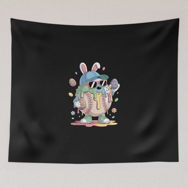 Item preview, Easter Baseball Drip Easter Bunny Boys Women designed and sold by Happycapyco.