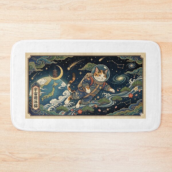 Artikelvorschau, Ukiyoe Space Cat: Galactic Voyager entworfen und verkauft von POP-BAY-JP.