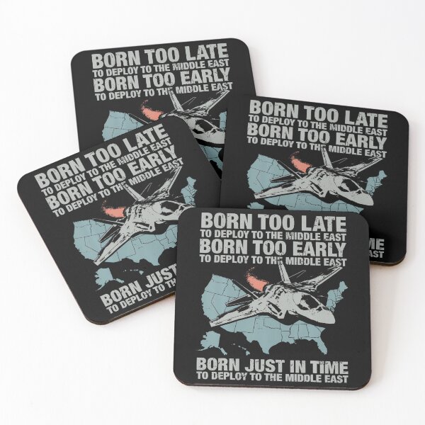 Item preview, Vintage Born Too Early To Deploy To The Middle East For Men T-Shirt designed and sold by VillociShop.