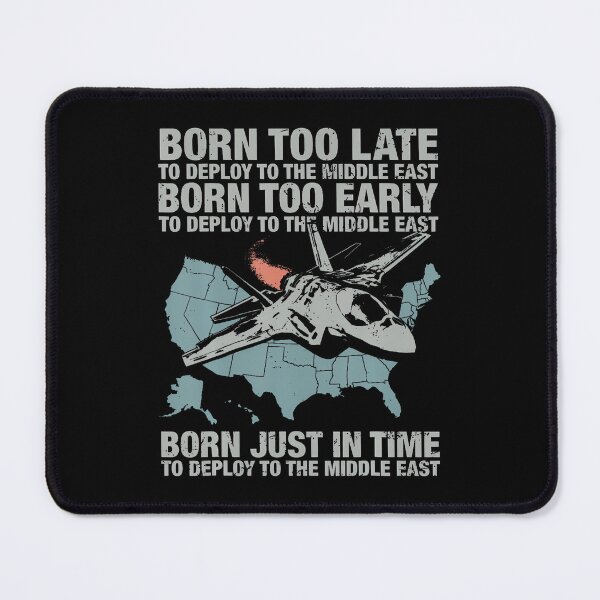 Item preview, Vintage Born Too Early To Deploy To The Middle East For Men T-Shirt designed and sold by VillociShop.