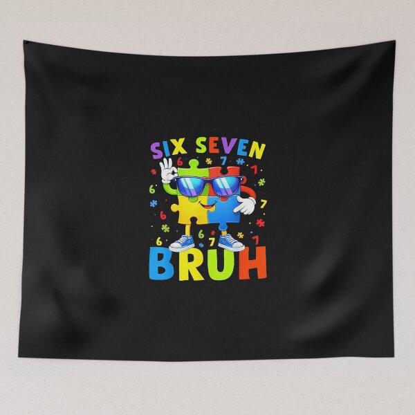 Item preview, Six Seven Bruh Autism Awareness 67 Autism 6 7 Kids Boy Youth designed and sold by Happycapyco.