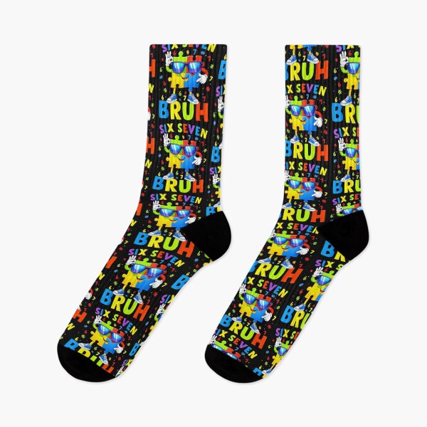 Item preview, Six Seven Bruh Autism Awareness 67 Autism 6 7 Kids Boy Youth designed and sold by Happycapyco.