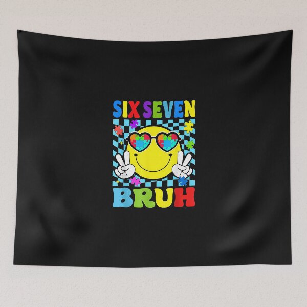 Item preview, Six Seven Bruh 67 Autism Awareness Men Women Kids designed and sold by Happycapyco.
