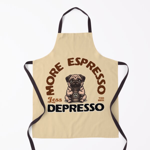 Item preview, More Espresso Pug designed and sold by Teacuppupdesign.