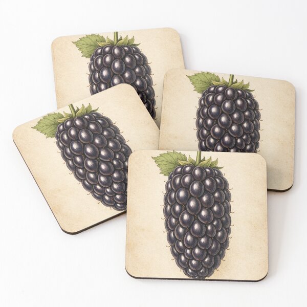 Item preview, Vintage Blackberry Botanical Print - Antique Berry Kitchen Wall Art designed and sold by Darlin8888.