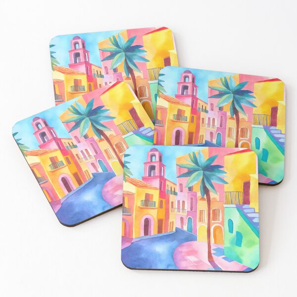 Item preview, Tropical Summer In The Village designed and sold by artsandsoul.