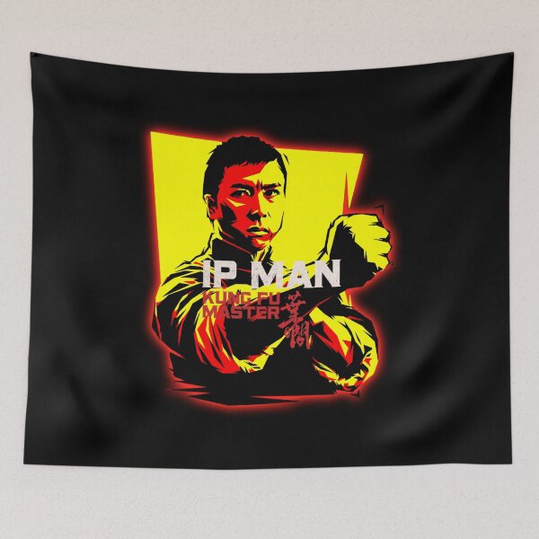 Item preview, Kung Fu Master – Retro Stylized Illustration in Red and Yellow designed and sold by Wawan35200.