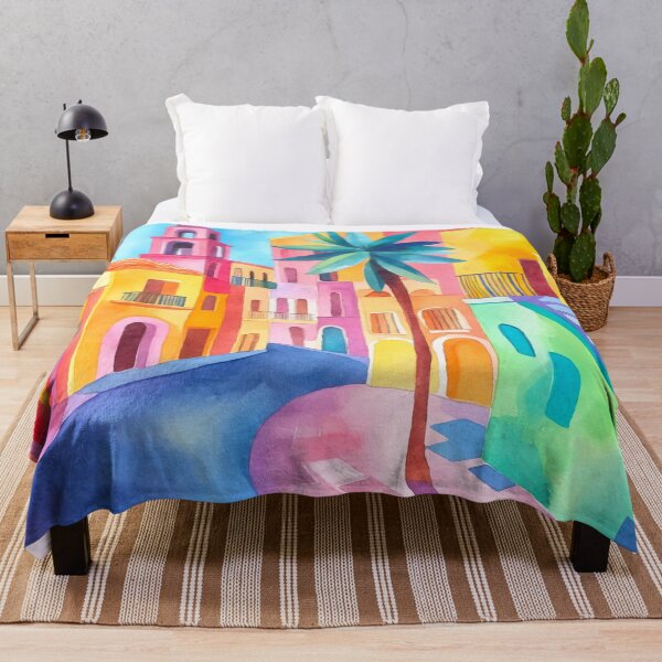 Item preview, Tropical Summer In The Village designed and sold by artsandsoul.
