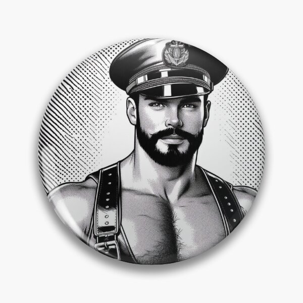 Item preview, Gay Gods - Captain Berlin Leather Bar Pride Graphic Design designed and sold by ItsAKinkThing.