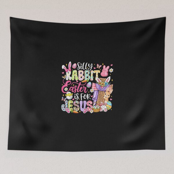 Item preview, Silly Rabbit Easter Is For Jesus Cute Bunny Christian Easter  designed and sold by Happycapyco.