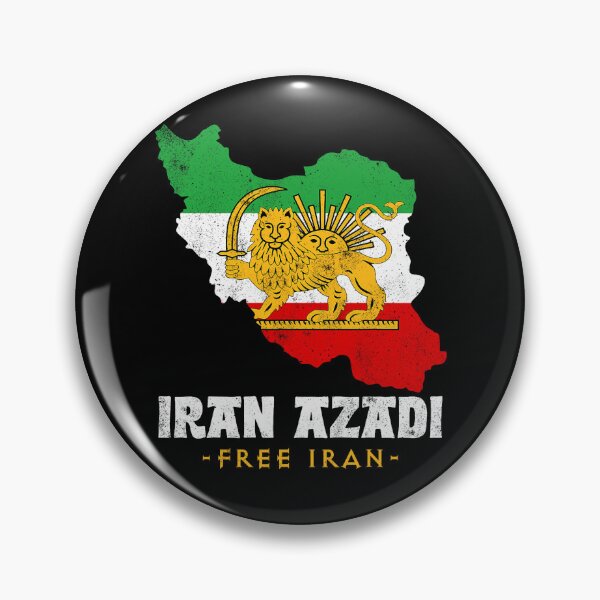 Item preview, IRAN AZADI Iran Flag Map Lion Sun Sword Free Iran Revolution designed and sold by leolawaller.