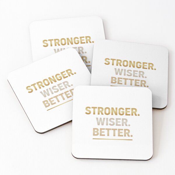 Item preview, Stronger. Wiser. Better. designed and sold by MaciejErdon.
