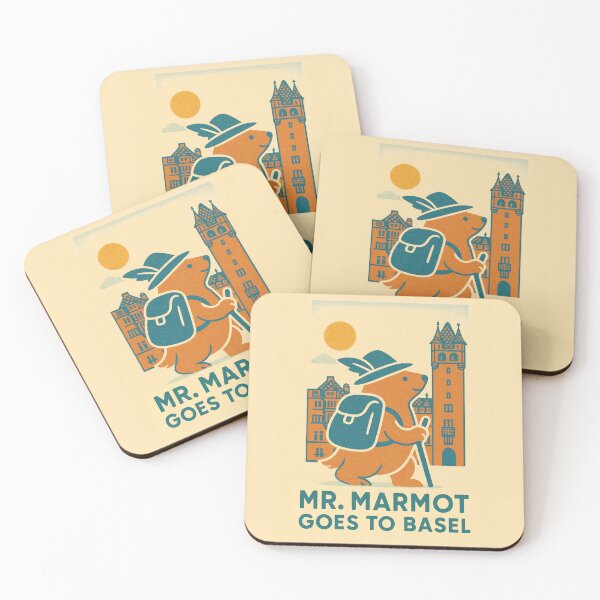 Item preview, Mr. Marmot Goes To Basel - Rathaus designed and sold by With Love From Basel.