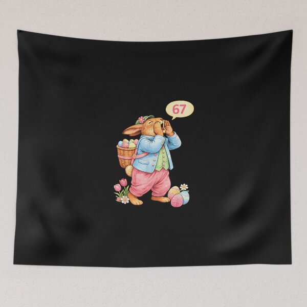 Item preview, Six Seven Easter Kids Bunny 67 Easter Toddler Teens Boy Girl  designed and sold by Happycapyco.