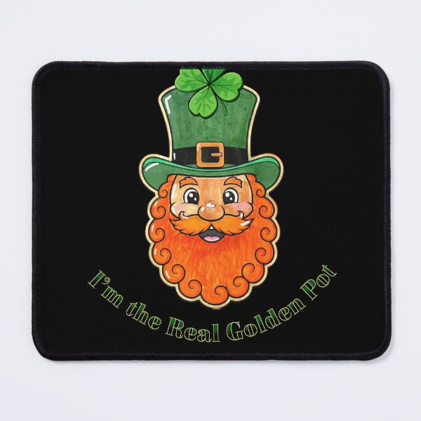 Item preview, Cute Leprechaun - I'm the Real Golden Pot - St. Patrick's Day designed and sold by AlinaEdenPop.