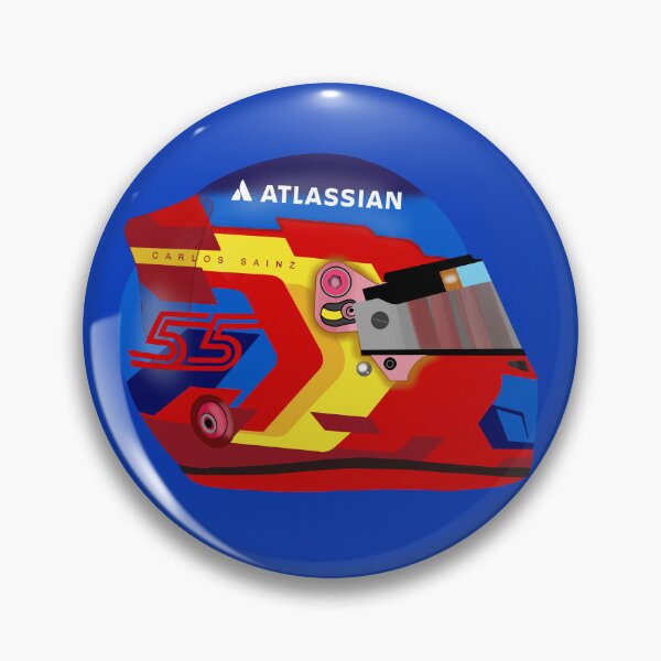 Item preview, Carlos Sainz F1 Helmet 2026 sticker pack  designed and sold by Pink Polar F1.