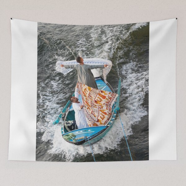 Item preview, Egyptian boat carpet traders  designed and sold by hawkie.